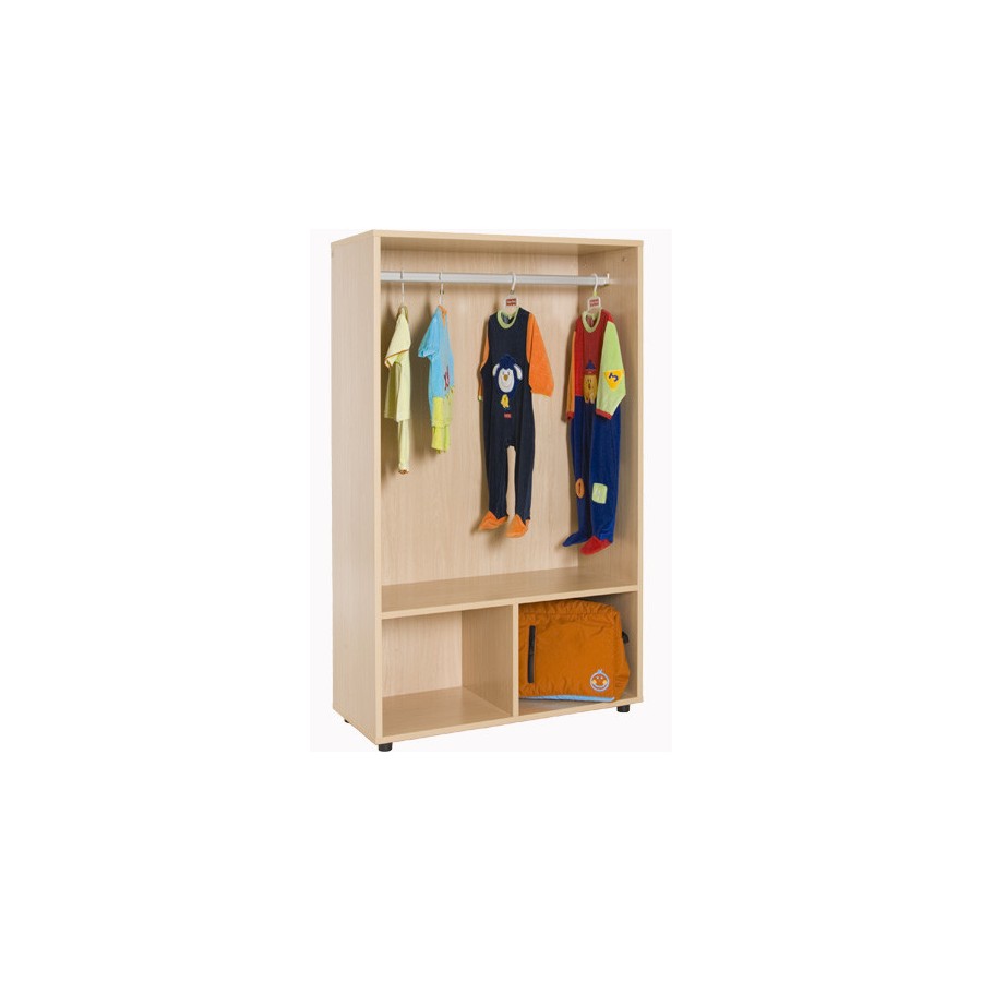 6059-MUEBLE PERCHERO ABIERTO CON BARRA HAYA MOBEDUC 600617HP18