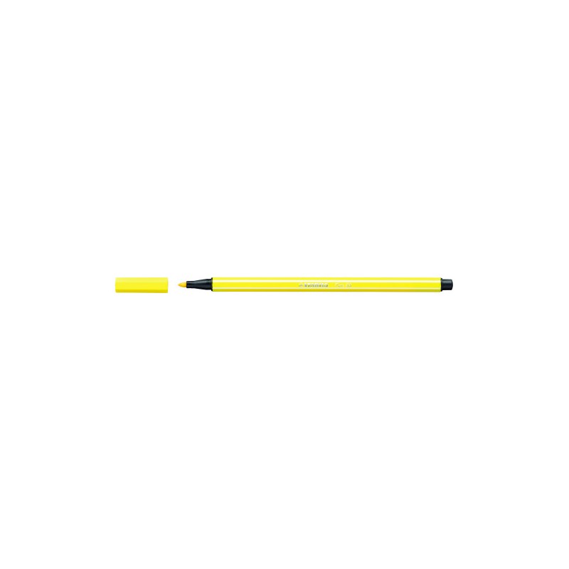606-ROTULADOR PUNTA FIBRA MEDIA 1MM. PEN 68 AMARILLO LIMON STABILO 68/24
