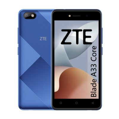 ZTE A33 CORE BLUE 5 FW QUADCORE 32GB ROM 1GB RAM 2MP 03MP 2000MAH 5W