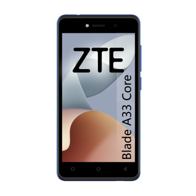 ZTE A33 CORE BLUE 5 FW QUADCORE 32GB ROM 1GB RAM 2MP 03MP 2000MAH 5W