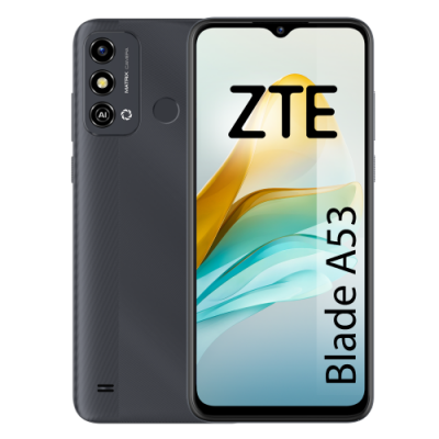 ZTE BLADE A53 SPACE GREY 4G 652 HD OC 64GB ROM MEMORY FUSION 2GB2GB 8MP 5MP 4000MAH 10W