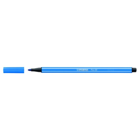 616-ROTULADOR PUNTA FIBRA MEDIA 1MM. PEN 68 AZUL OSCURO STABILO 68/41