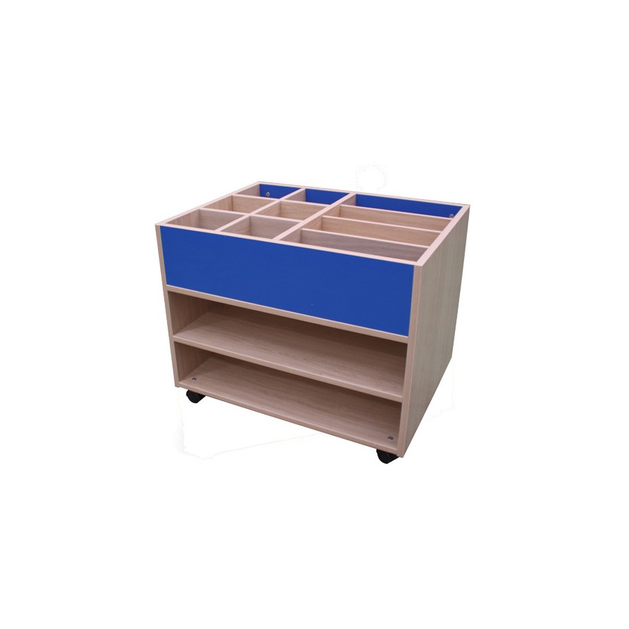 6160-CARRO LIBRERIA ALTO DOBLE CARA HAYA MOBEDUC 602111HR18 6160-CARRO LIBRERIA ALTO DOBLE CARA HAYA MOBEDUC 602111HR18
