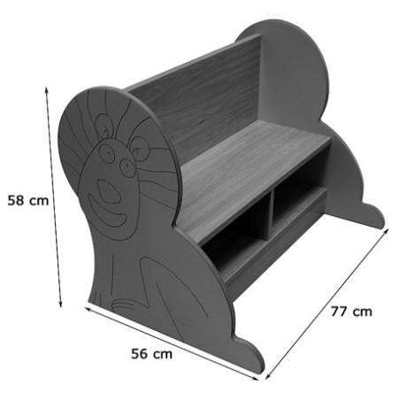 6179-SILLON 2 PLAZAS LEON HAYA MOBEDUC 602113HP18