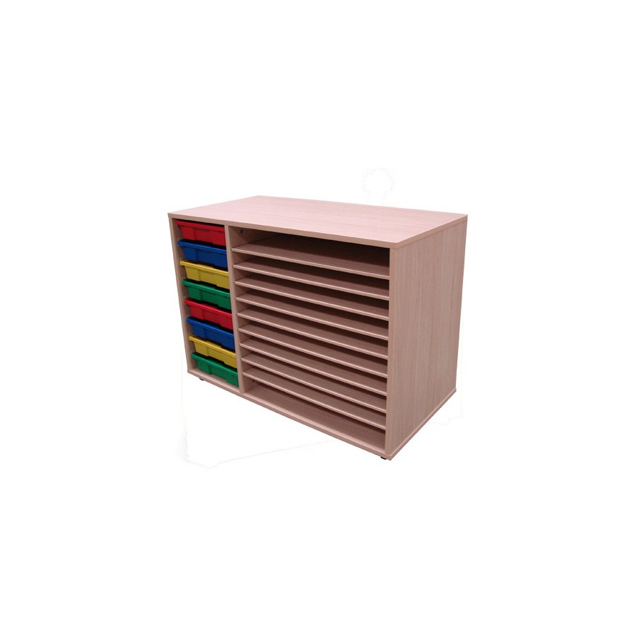 6206-MUEBLE CUBETERO Y CARTULINERO BAJO HAYA MOBEDUC 602215HP18