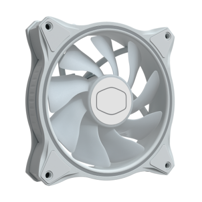 Cooler Master MasterFan MF120 Halo 3in1 White Edition Carcasa del ordenador Ventilador 12 cm Blanco 3 piezas