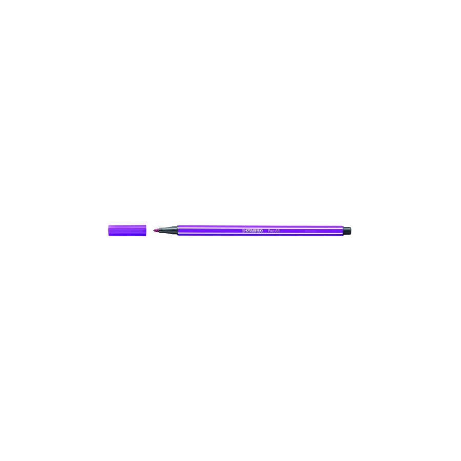 629-ROTULADOR PUNTA FIBRA MEDIA 1MM. PEN 68 LILA STABILO 68/58