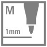 631-ROTULADOR PUNTA FIBRA MEDIA 1MM. PEN 68 LILA CLARO STABILO 68/59