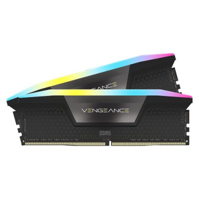 MEMORIA CORSAIR DDR5 64GB 2X32GB PC5600 VENGEANCE RGB CMH64GX5M2B5600C40