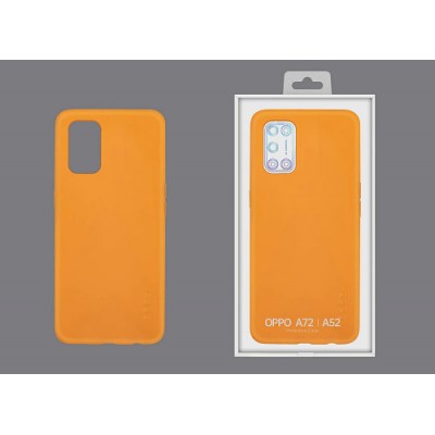 OPPO LIQUID SILICON CASE A52 A72 NARANJA