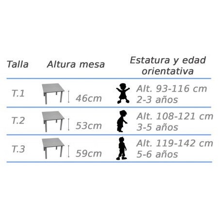 6409-MESA HEXAGONAL INFANTIL HAYA MOBEDUC 500120B181