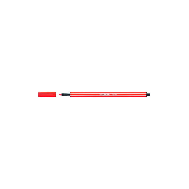 645-ROTULADOR PUNTA FIBRA MEDIA 1MM. PEN 68 ROJO NEON STABILO 68/040 645-ROTULADOR PUNTA FIBRA MEDIA 1MM. PEN 68 ROJO NEON STABILO 68/040