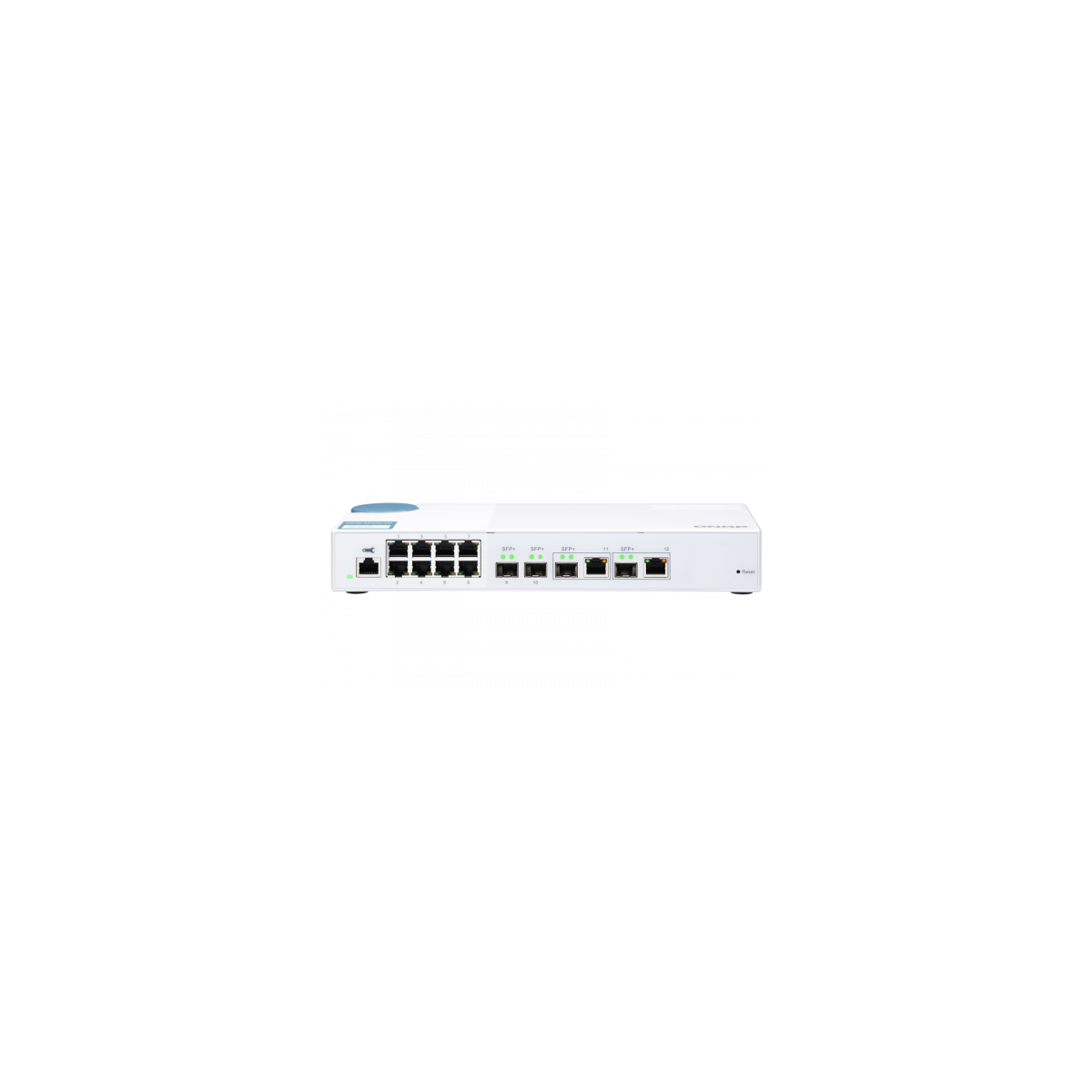 QNAP QSW M408 2C switch Gestionado L2 10G Ethernet 100 1000 10000 Blanco