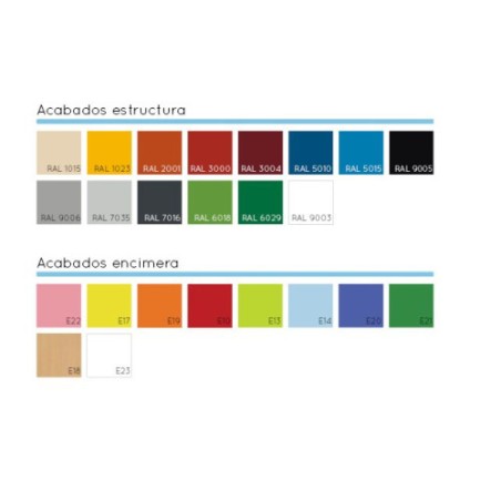 6496-MESA ABATIBLE LATERAL REGULABLE 160X60 CM HAYA MOBEDUC 500607.6B14