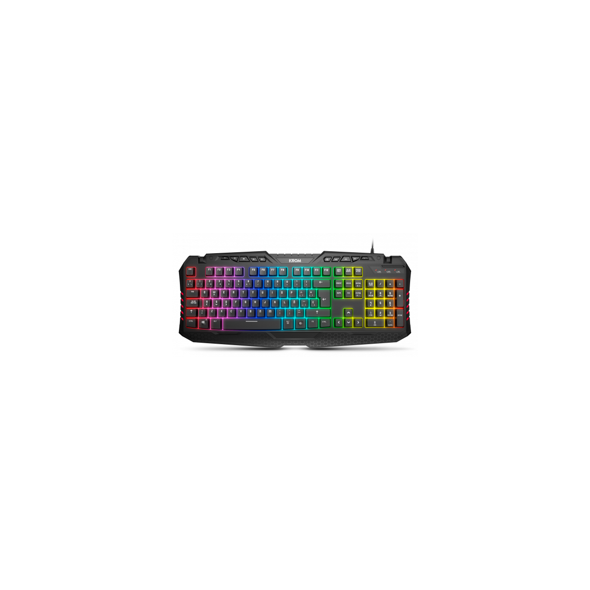 Krom Kyra teclado USB QWERTY Negro