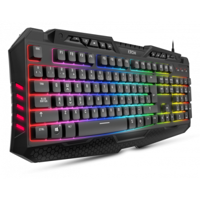 Krom Kyra teclado USB QWERTY Negro