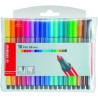 651-BLISTER ROTULADOR PUNTA FIBRA MEDIA 1MM. PEN 68 DE 20 UNIDADES COLOR PARADE STABILO 6820-04