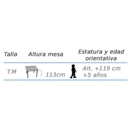 6513-MESA REUNION ALTA O 90 CM HAYA MOBEDUC 500626.9B14M