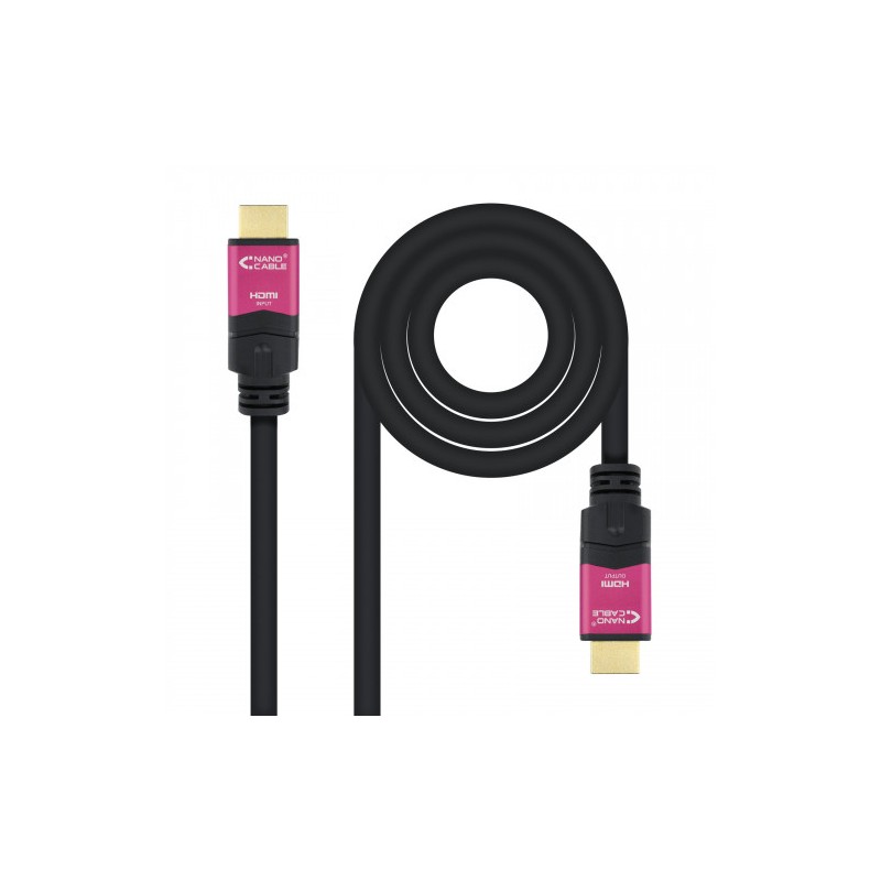 6559-Nanocable 10.15.3715 cable HDMI 15 m HDMI tipo A (Estandar) Negro, Rosa 6559-Nanocable 10.15.3715 cable HDMI 15 m HDMI tipo A (Estandar) Negro, Rosa