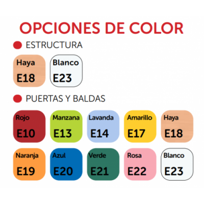 MUEBLE SUPERBAJO ESTANTERiA HAYA MOBEDUC 600101HP18