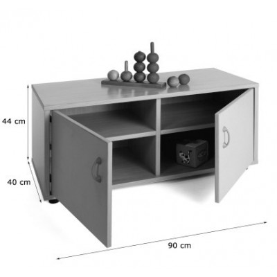 MUEBLE SUPERBAJO ARMARIO 4 CASILLAS HAYA MOBEDUC 600104HPS18