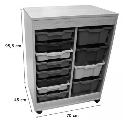 CUBETERO DOBLE ACCESO 2 COLUMNAS HAYA MOBEDUC 600823HR18