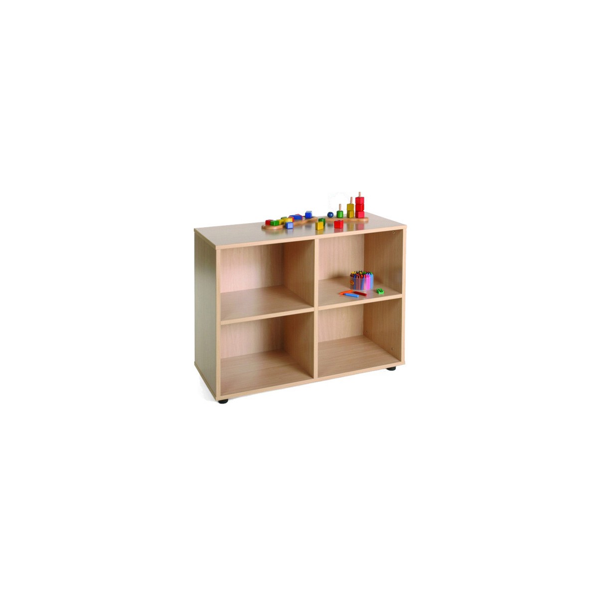 MUEBLE BAJO 4 CASILLAS HAYA MOBEDUC 600203HP18