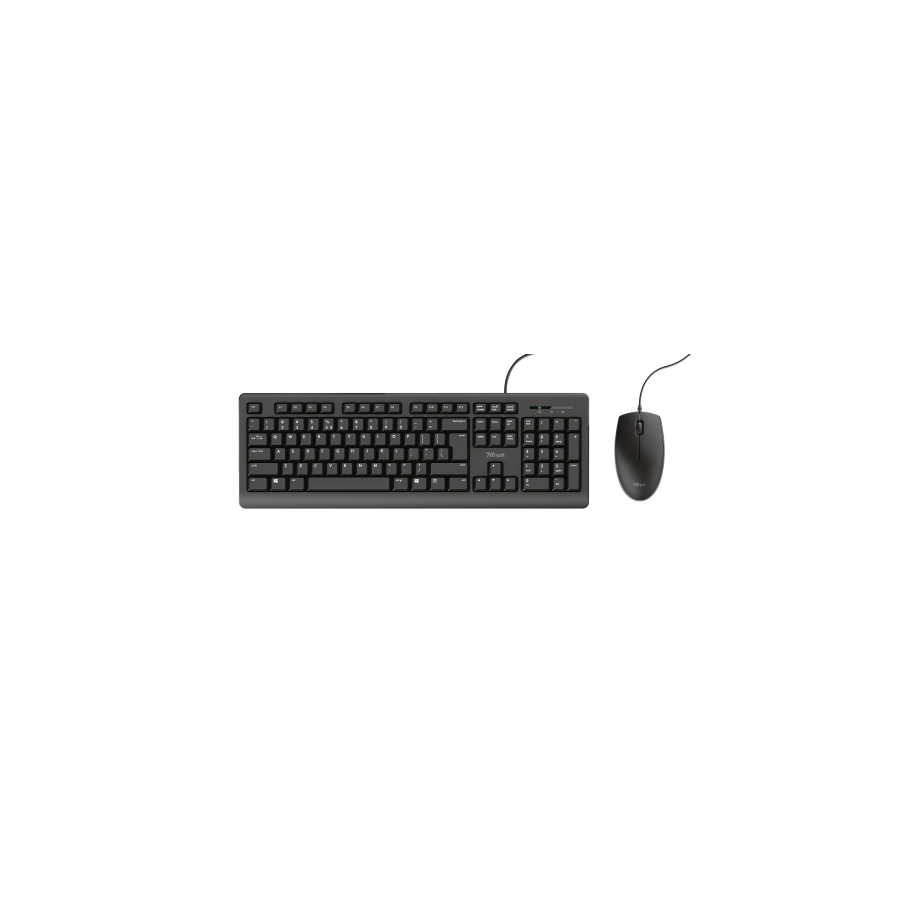 6688-Trust Primo teclado USB QWERTY Espanol Negro