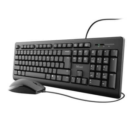 6689-Trust Primo teclado USB QWERTY Espanol Negro