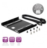 6691-Ewent EW7007 panel bahia disco duro 8,89 cm (3.5") Negro