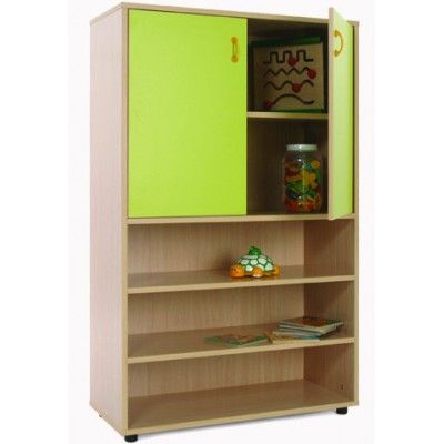 MUEBLE MEDIO ESTANTERiA Y ARMARIO HAYA MOBEDUC 600304HPS18