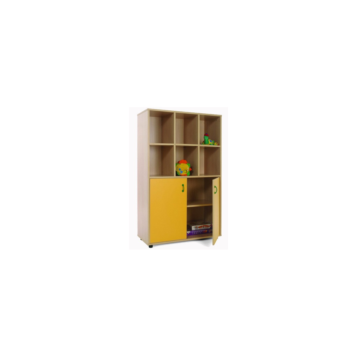 MUEBLE MEDIO ARMARIO 6 CASILLAS HAYA MOBEDUC 600307HPS18