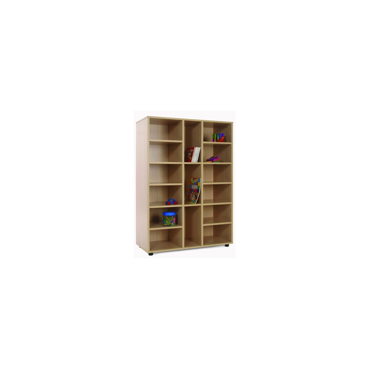 MUEBLE MEDIO 15 CASILLAS HAYA MOBEDUC 600308HP18