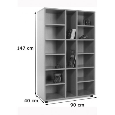 MUEBLE MEDIO 15 CASILLAS HAYA MOBEDUC 600308HP18