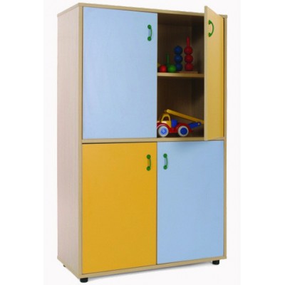 MUEBLE MEDIO ARMARIO 4 PUERTAS HAYA MOBEDUC 600309HPS18