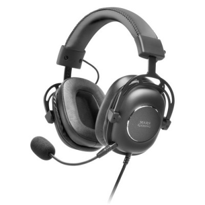 Mars Gaming MH6 auricular y casco Auriculares Alambrico Diadema Juego Negro