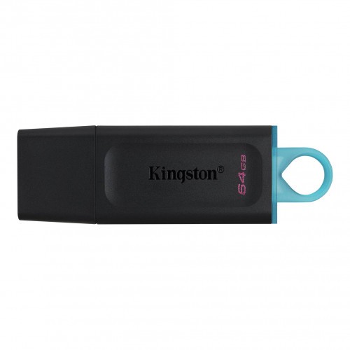 6718-KINGSTON 64GB USB3.2 GEN 1 DATATRAVELER EXODIA (BLACK + TEAL)
