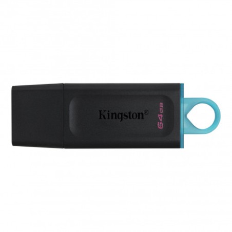 6718-KINGSTON 64GB USB3.2 GEN 1 DATATRAVELER EXODIA (BLACK + TEAL)