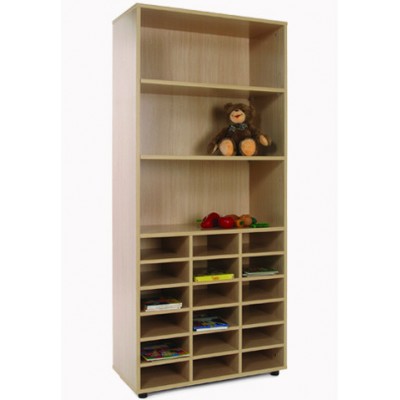 MUEBLE ALTO CASILLERO Y ESTANTERiA HAYA MOBEDUC 600405HP18