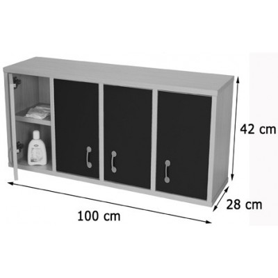 MUEBLE CASILLERO 8 CASILLAS CON PUERTA HAYA MOBEDUC 600711HS18