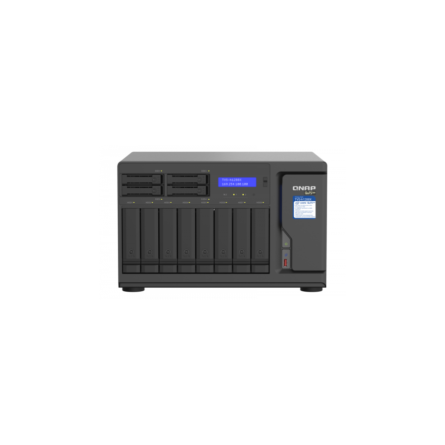 6807-QNAP TVS-h1288X NAS Torre Ethernet Negro 6807-QNAP TVS-h1288X NAS Torre Ethernet Negro