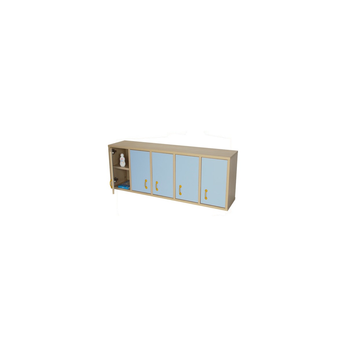 MUEBLE CASILLERO 10 CASILLAS CON PUERTA HAYA MOBEDUC 600712HS18