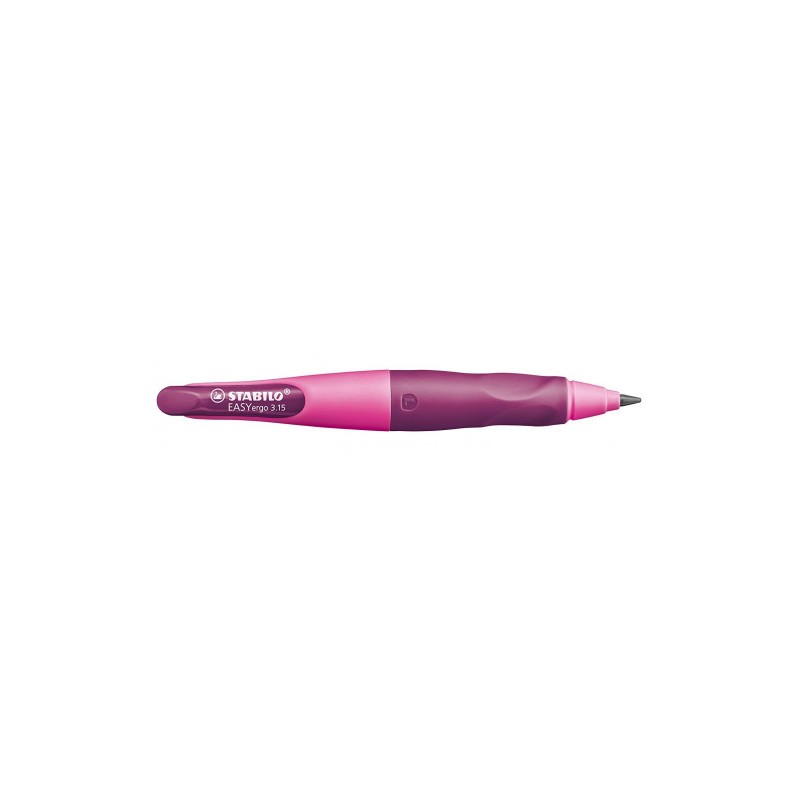 681-PORTAMINAS EASYERGO MINAS EXTRA GRUESAS 3,15MM. PARA ZURDOS ROSA STABILO B-46864-3