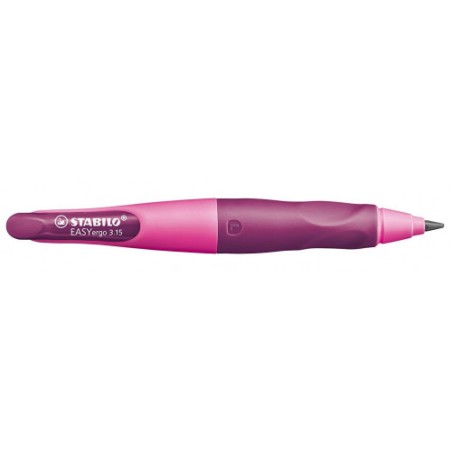 681-PORTAMINAS EASYERGO MINAS EXTRA GRUESAS 3,15MM. PARA ZURDOS ROSA STABILO B-46864-3