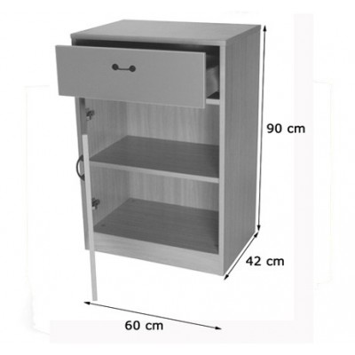 MUEBLE VAJILLERO FONDO 42 CM HAYA MOBEDUC 600637HPS18