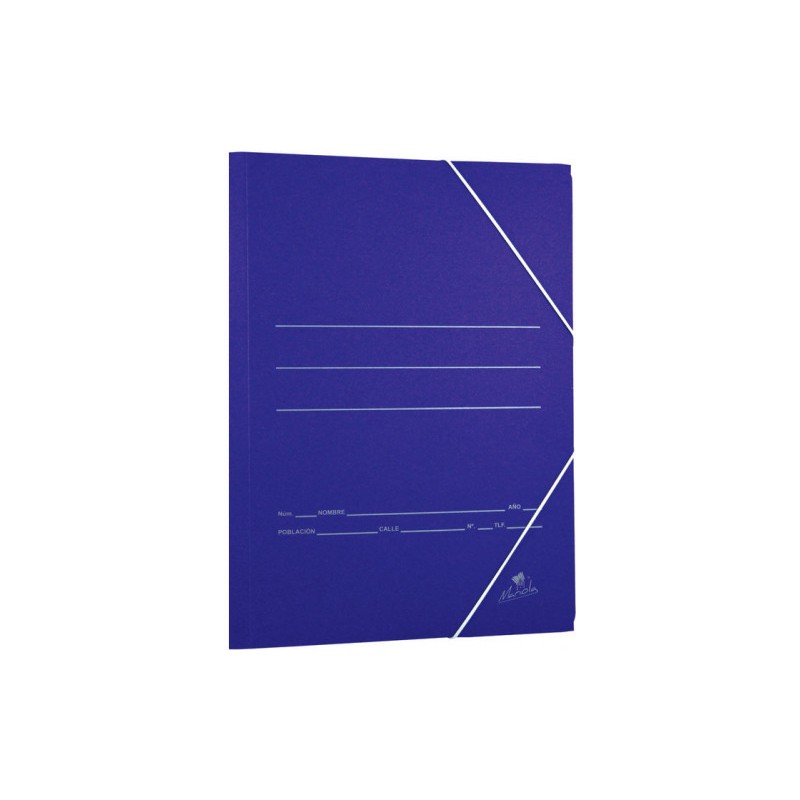 6878-CARPETA CARTON AZUL 500 GR./M2. FOLIO GOMA SENCILLA MARIOLA 1080 6878-CARPETA CARTON AZUL 500 GR./M2. FOLIO GOMA SENCILLA MARIOLA 1080