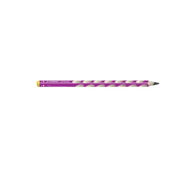 689-LAPIZ ERGONOMICO EASYGRAPH PARA ZURDOS HB 3,15MM. ROSA STABILO 321/01-HB-6