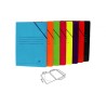 6892-CARPETA CARTON 500 GR. PLASTIFICADO BRILLO FOLIO GOMA SOLAPA VERDE MARIOLA 1523VE