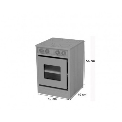 COCINITA MoDULO HORNO Y PLACA HAYA MOBEDUC 602007H18