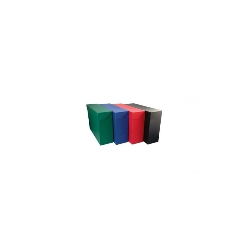 6920-CAJA TRANSFERENCIA FOLIO CARTON FORRADO EN GELTEX (39X25,5 X11 CM) ROJO MARIOLA 1685RO